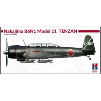 NAKAJIMA B6N1 MODEL 11 TENZAN - 1/72 SCALE